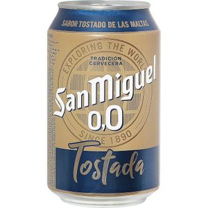 Cerveza Tostada 0,0 Lata SAN MIGUEL