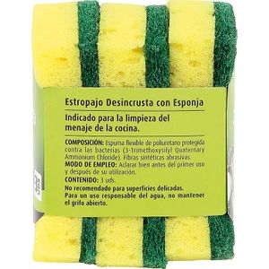 Estropajo con Esponja Desincrusta