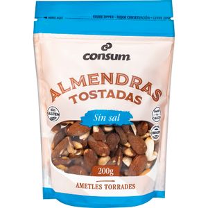 Almendra Tostada Sin Sal Bolsa