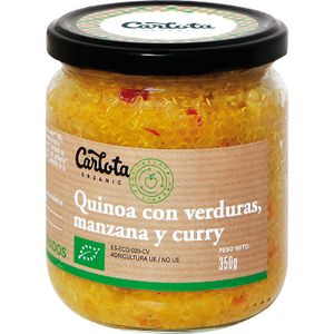 Quinoa con Verduras Manzana y Curry