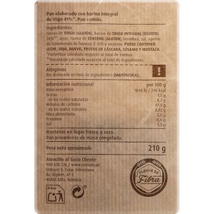 Barra Harina Trigo Integral 41%