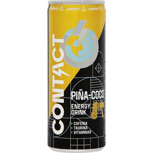CONTACT Bebida Energética Piña-Coco Lata