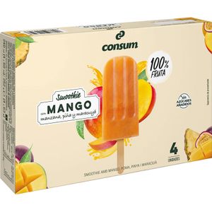 Smoothie Mango 4x60 gr Manzana Piña Maracuyá