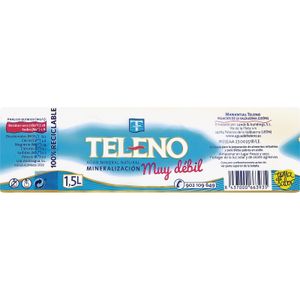 Teleno Teleno Agua mineral Garrafa de 5 litros