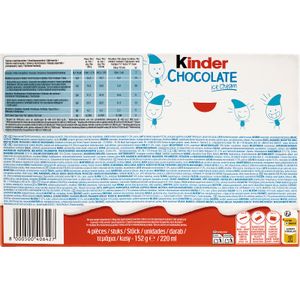 Bombón Chocolate Kinder pack 4