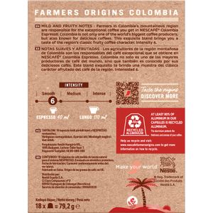 Café Colombia 18 Cápsulas