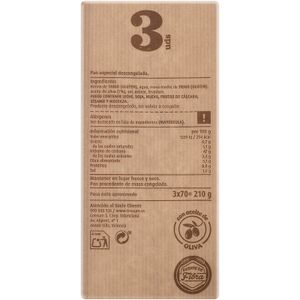 Chapata Cristal Aceite de Oliva 7% 3 U