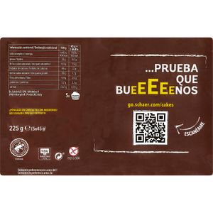 Muffin Chocolate Sin GLuten, 5 Unidades