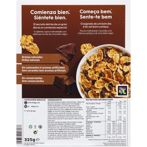 Copos de Cereales con Chocolate Negro
