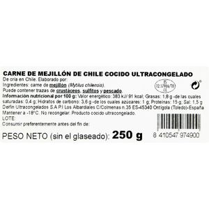 Carne de Mejillon Cocido 250grs