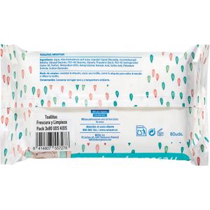 Toallita Limpieza y Fresc Pack 3 Unidades