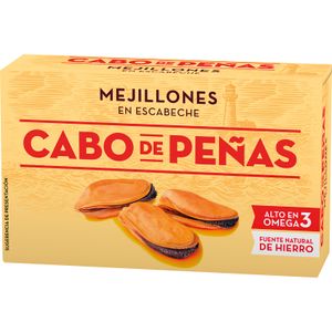 CABO PEÑAS Mejillones Gallegos Escabeche 20/30 Piezas