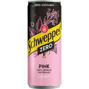 SCHWEPPES Tónica Pink Zero Lata