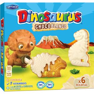 Galleta Dinosaurus Chocolate Blanco
