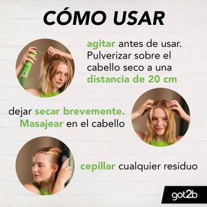 Tercera imatge del producte Xampú En Sec Extra Fresh de la marca GOT2B