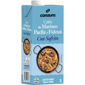 Caldo de Marisco Paella y Fideuá con Sofrito