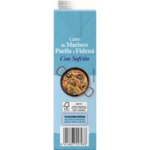 Caldo de Marisco Paella y Fideuá con Sofrito