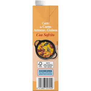 Caldo de Carne Arroces y Guisos con Sofrito