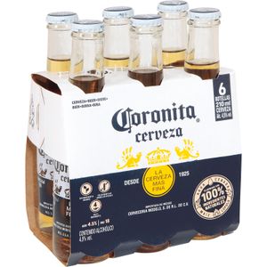 Cerveza Mejicana Pack de 6 botellas