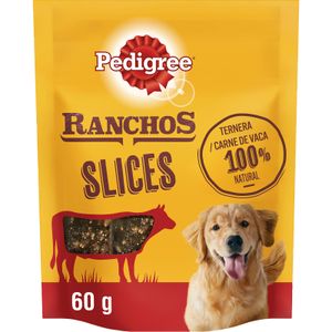 Snack Perro 100% Nat Ternera Ranchos Slices