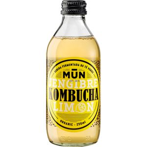 MUN Kombucha Jengibre y Limón Botella