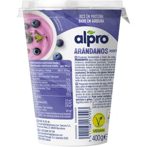 Postre de Soja con Arándanos