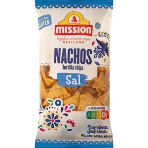 MISSION Nachos Tortilla Chips Bolsa