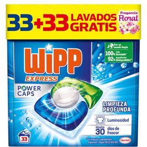 Detergente Cápsulas Power+ Floral WIPP