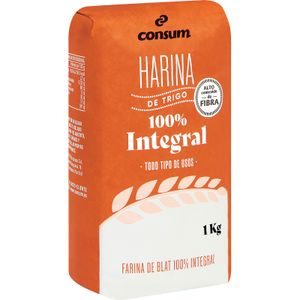 CONSUM Harina de Trigo 100% Integral