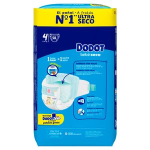 Pañal Bebé Seco T 4 De 9 a 14 KG