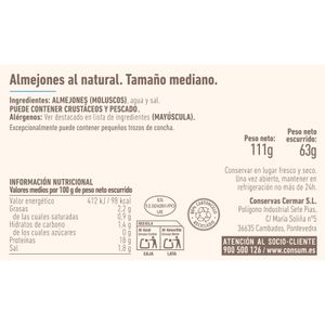 Almejones al Natural