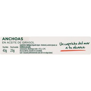 Anchoas en Aceite de Girasol