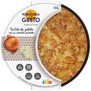 Tortilla Patatas con Cebolla