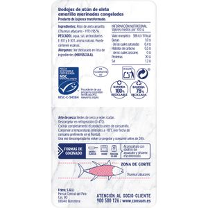Rodaja Atún Marinado Congelado MSC