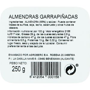 Segona imatge del producte Ametles Garapinyades de la marca PRUNITA