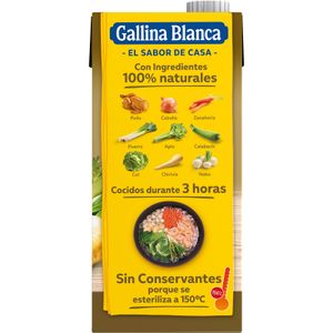 Caldo de Pollo con 8 Verduras