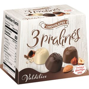 Bombón Tres Chocolates Praliné