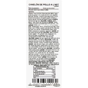 Canelones de Pollo