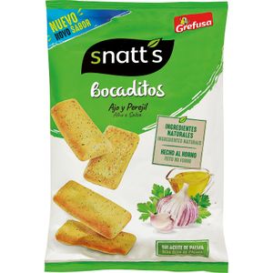 Snatts Bocaditos Ajo y Perejil
