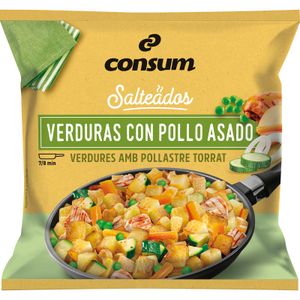 Salteado Verduras y Pollo