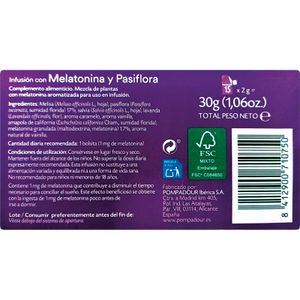 Infusión Melatonina y Pasiflora
