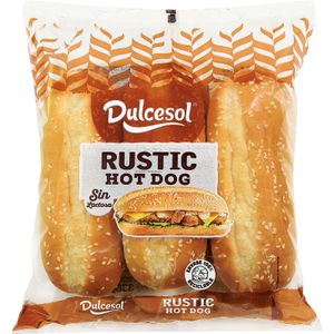 DULCESOL Hot Dog Rustic 6 Unidades