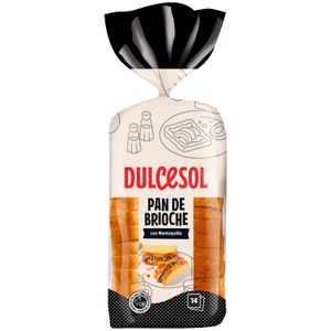 DULCESOL Pan Brioche con Mantequilla