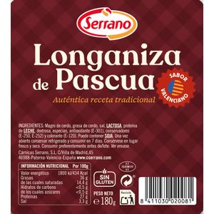Longaniza de Pascua