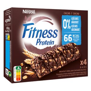 NESTLE Barrita Fitness Protein Cacao 0% Azúcares