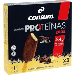 Bombón Vainilla  Sabor Choco proteico 3 unid.