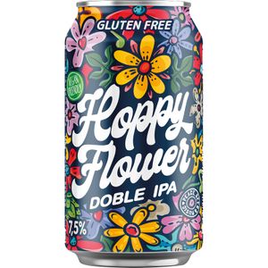 HOPPY FLOWER Cerveza Doble IPA Lata
