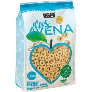 Aros Avena Crujientes 85% Harina Integral