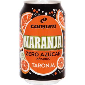 Refresco Zero Naranja Lata