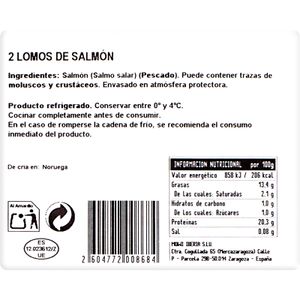 Lomos de Salmón Bandeja